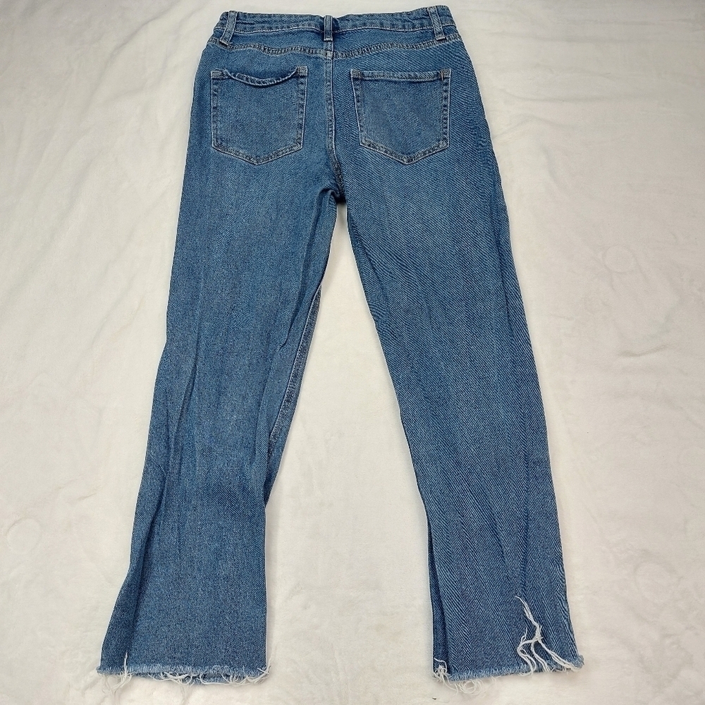 WILD FABLE JEANS WOMEN'S BLUE HIGHRISE STRAIGHT ANKLE DENIM PANTS SIZE 6 - Picture 8 of 8
